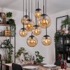 Gastor Hanglamp, Kogellampje, Hanglamp Amber, 8-lichts