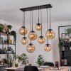 Gastor Hanglamp, Kogellampje, Hanglamp Amber, 8-lichts