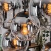 Gastor Hanglamp, Kogellampje, Hanglamp Duidelijk, Rookkleurig, 8-lichts