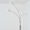 Nikkala Staande lamp Chroom, Wit, 3-lichts