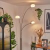 Nikkala Staande lamp Chroom, Wit, 3-lichts