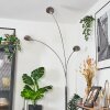 Nikkala Staande lamp Chroom, Wit, 3-lichts