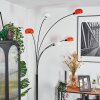 Nikkala Staande lamp Chroom, Zwart, 5-lichts