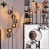 Koyoto Staande lamp 31 cm Chroom, Rookkleurig, 6-lichts