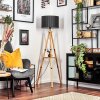 Soungou Staande lamp Natuurlijke kleuren, Zwart, 1-licht