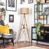 Soungou Staande lamp Natuurlijke kleuren, Zwart, 1-licht