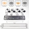 Gastor Hanglamp, Kogellampje, Hanglamp Amber, Duidelijk, Rookkleurig, 8-lichts