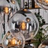 Gastor Hanglamp, Kogellampje, Hanglamp Amber, Duidelijk, Rookkleurig, 8-lichts