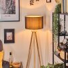 Soungou Staande lamp Chroom, Natuurlijke kleuren, 1-licht
