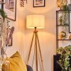 Soungou Staande lamp Natuurlijke kleuren, Zwart, 1-licht