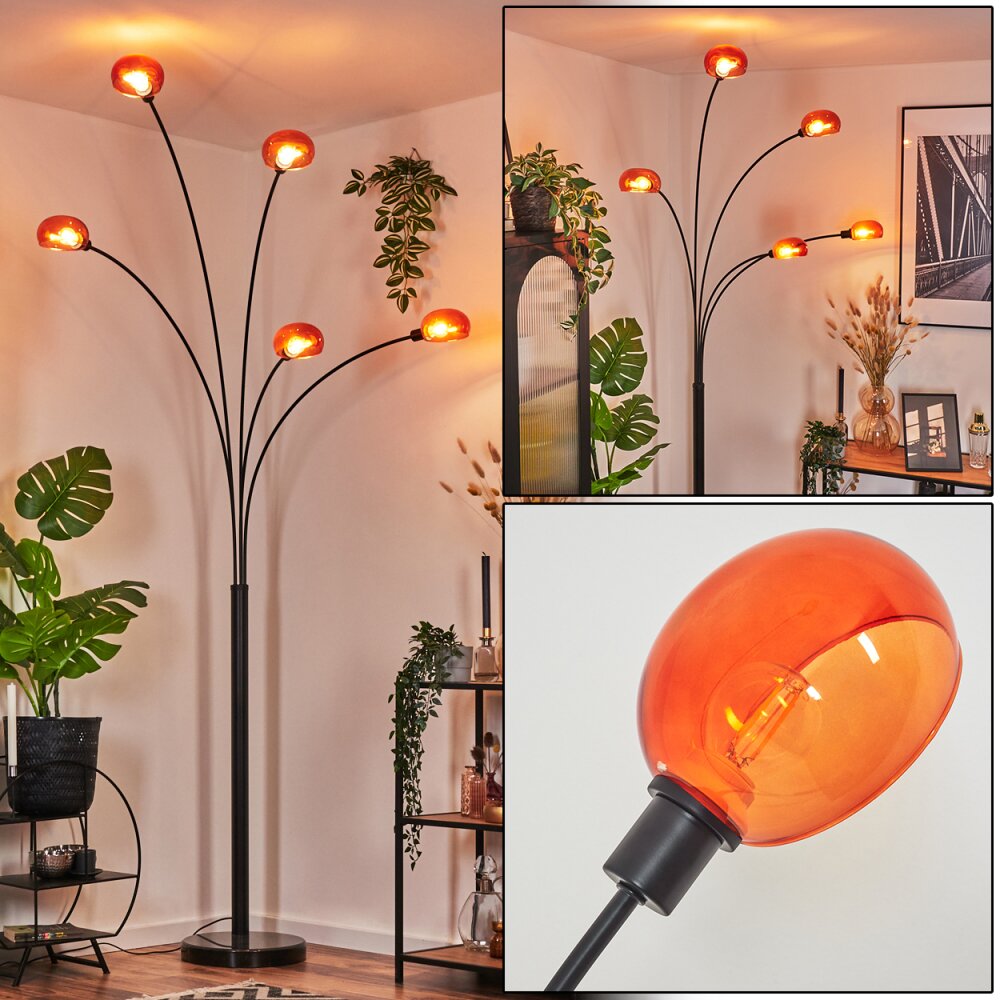 Nikkala Staande lamp Zwart, 5-lichts main product photo