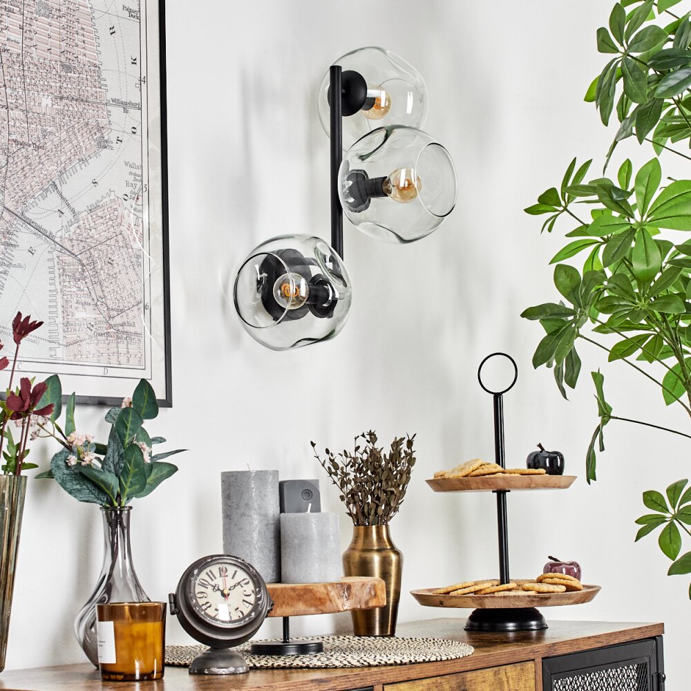 Ripoll Kogellampje, Wandlamp Duidelijk, 3-lichts