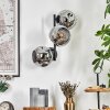 Ripoll Kogellampje, Wandlamp Rookkleurig, 3-lichts