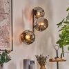 Ripoll Kogellampje, Wandlamp Rookkleurig, 3-lichts