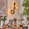 Koyoto Kogellampje, Wandlamp Amber, Duidelijk, 3-lichts