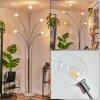 Nikkala Staande lamp Chroom, Wit, 5-lichts