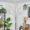 Nikkala Staande lamp Chroom, Wit, 5-lichts