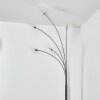 Nikkala Staande lamp Chroom, Wit, 5-lichts