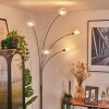 Nikkala Staande lamp Chroom, Wit, 5-lichts