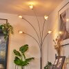 Nikkala Staande lamp Chroom, Wit, 5-lichts