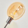 Nikkala Staande lamp Chroom, Wit, 5-lichts