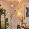 Nikkala Staande lamp Chroom, Wit, 5-lichts