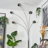 Nikkala Staande lamp Chroom, Wit, 5-lichts