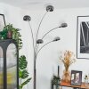 Nikkala Staande lamp Chroom, Wit, 5-lichts