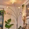 Nikkala Staande lamp Chroom, Wit, 5-lichts