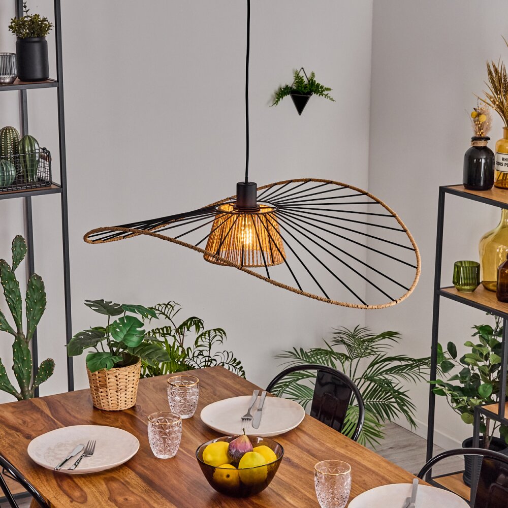 Elsa Hanglamp, Hanglamp Zwart, 1-licht main product photo