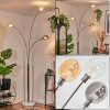 Nikkala Staande lamp Chroom, Wit, 3-lichts