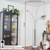 Nikkala Staande lamp Chroom, Wit, 3-lichts