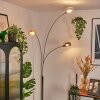Nikkala Staande lamp Chroom, Wit, 3-lichts