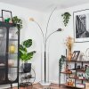 Nikkala Staande lamp Chroom, Wit, 3-lichts