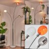 Nikkala Staande lamp Chroom, Wit, 3-lichts