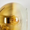 Koyoto Kogellampje, Wandlamp Goud, Duidelijk, 3-lichts
