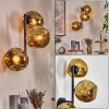 Ripoll Kogellampje, Wandlamp Goud, 3-lichts