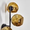 Ripoll Kogellampje, Wandlamp Goud, 3-lichts