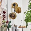 Koyoto Kogellampje, Wandlamp Goud, 3-lichts