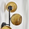 Koyoto Kogellampje, Wandlamp Goud, 3-lichts