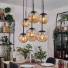 Gastor Hanglamp, Kogellampje, Hanglamp Amber, 6-lichts