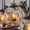 Gastor Hanglamp, Kogellampje, Hanglamp Amber, 6-lichts