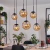 Gastor Hanglamp, Kogellampje, Hanglamp Amber, 6-lichts
