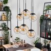 Gastor Hanglamp, Kogellampje, Hanglamp Amber, Duidelijk, 6-lichts