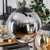 Gastor Hanglamp, Kogellampje, Hanglamp Amber, Duidelijk, Rookkleurig, 6-lichts