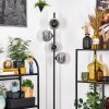 Ripoll Staande lamp Chroom, Rookkleurig, 4-lichts