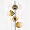 Ripoll Staande lamp Goud, Duidelijk, 4-lichts