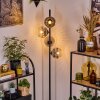 Ripoll Staande lamp Chroom, Duidelijk, Rookkleurig, 4-lichts