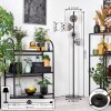 Ripoll Staande lamp Chroom, Duidelijk, Rookkleurig, 4-lichts
