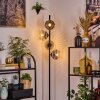 Ripoll Staande lamp Chroom, Duidelijk, Rookkleurig, 4-lichts